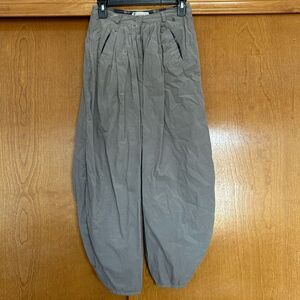 Ottod'Ame Balloon Pleated Corduroy Trousers Size 2 Y2K Baggy